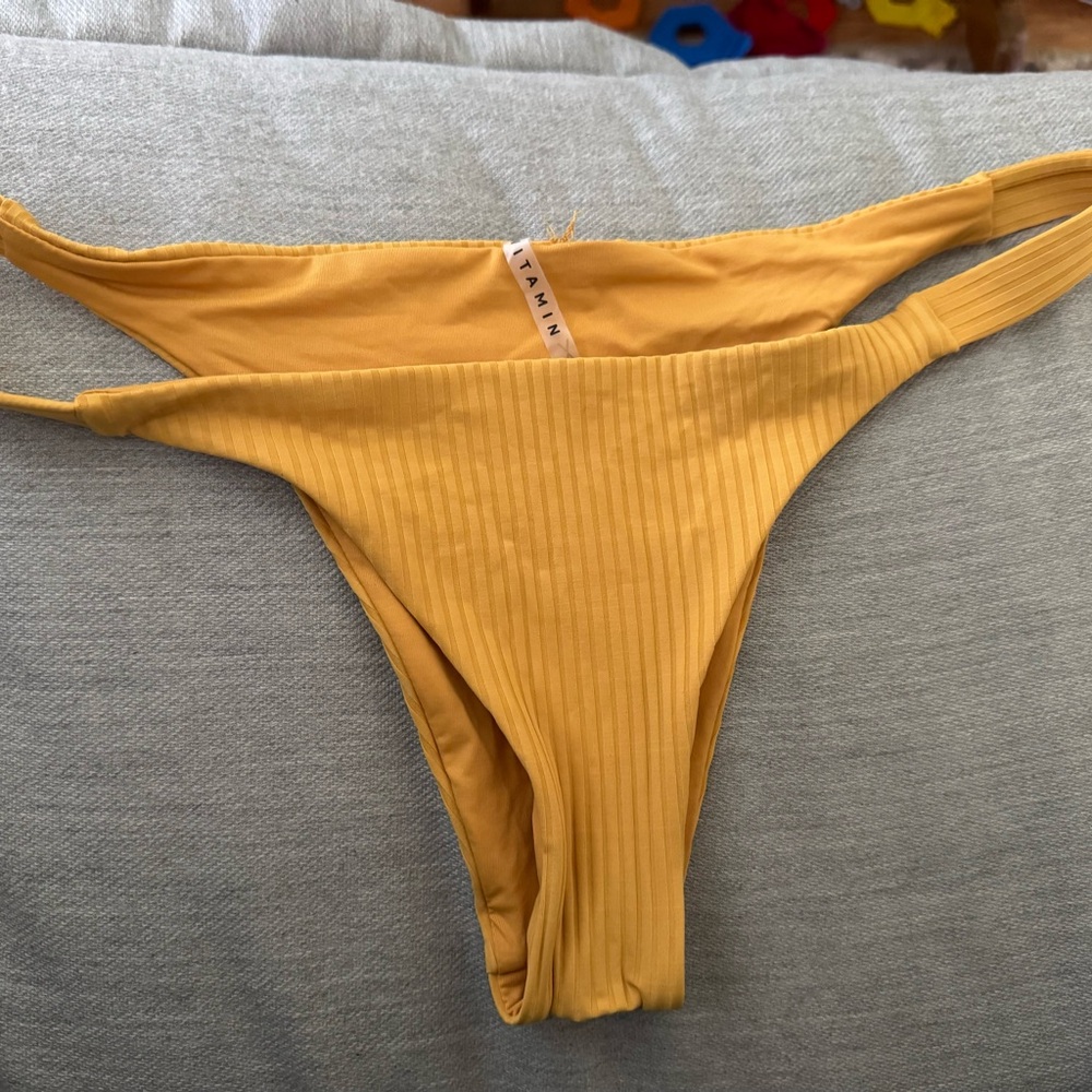 Vitamin A Yellow Bikini Bottom
